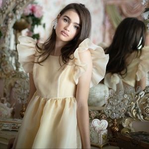 Maison Amory Heavenly Dress Apricot XXS (Selkie sister brand) BNWT